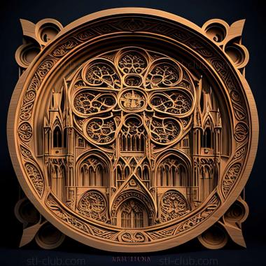 3D model notre dame (STL)